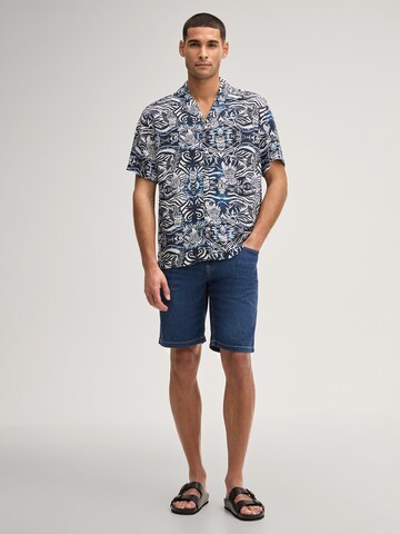 JOOP! Jeans Regular Fit Hemd 'Hanes' in Blau