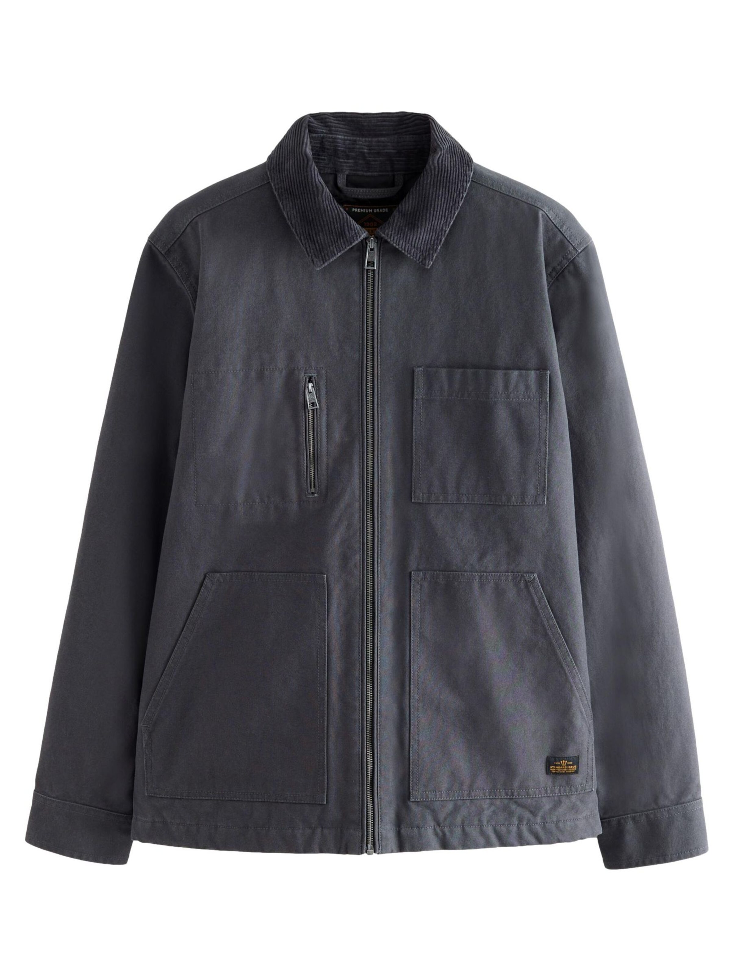 Geacă de primăvară-toamnă de la Next pe gri: față