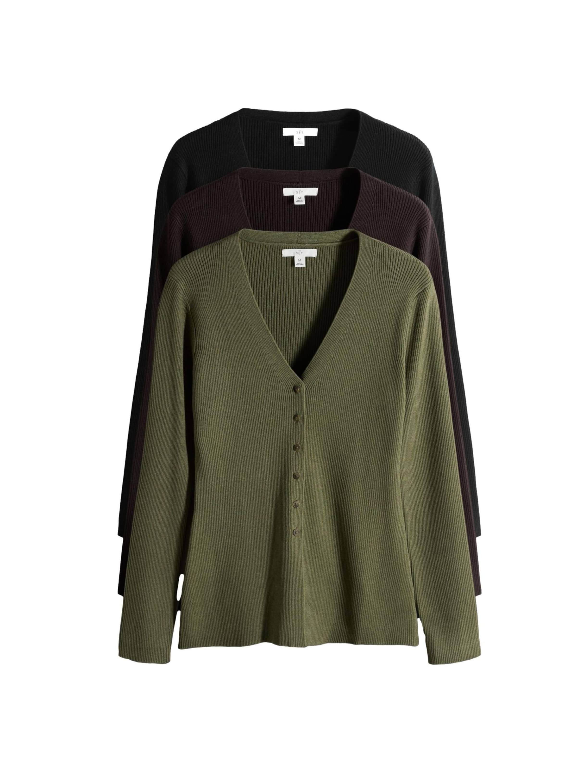 The Set - Casaco de malha em castanho: frente