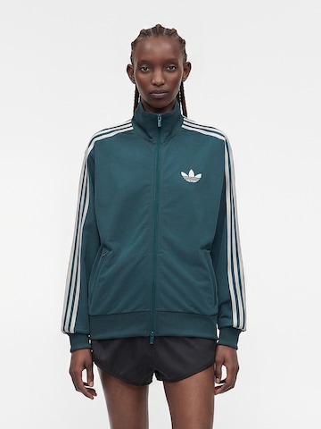 ADIDAS ORIGINALS Sweatjacke 'FB' in Grün: Vorderseite
