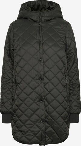 Manteau d’hiver 'HAYLE' Vero Moda Curve en noir : devant
