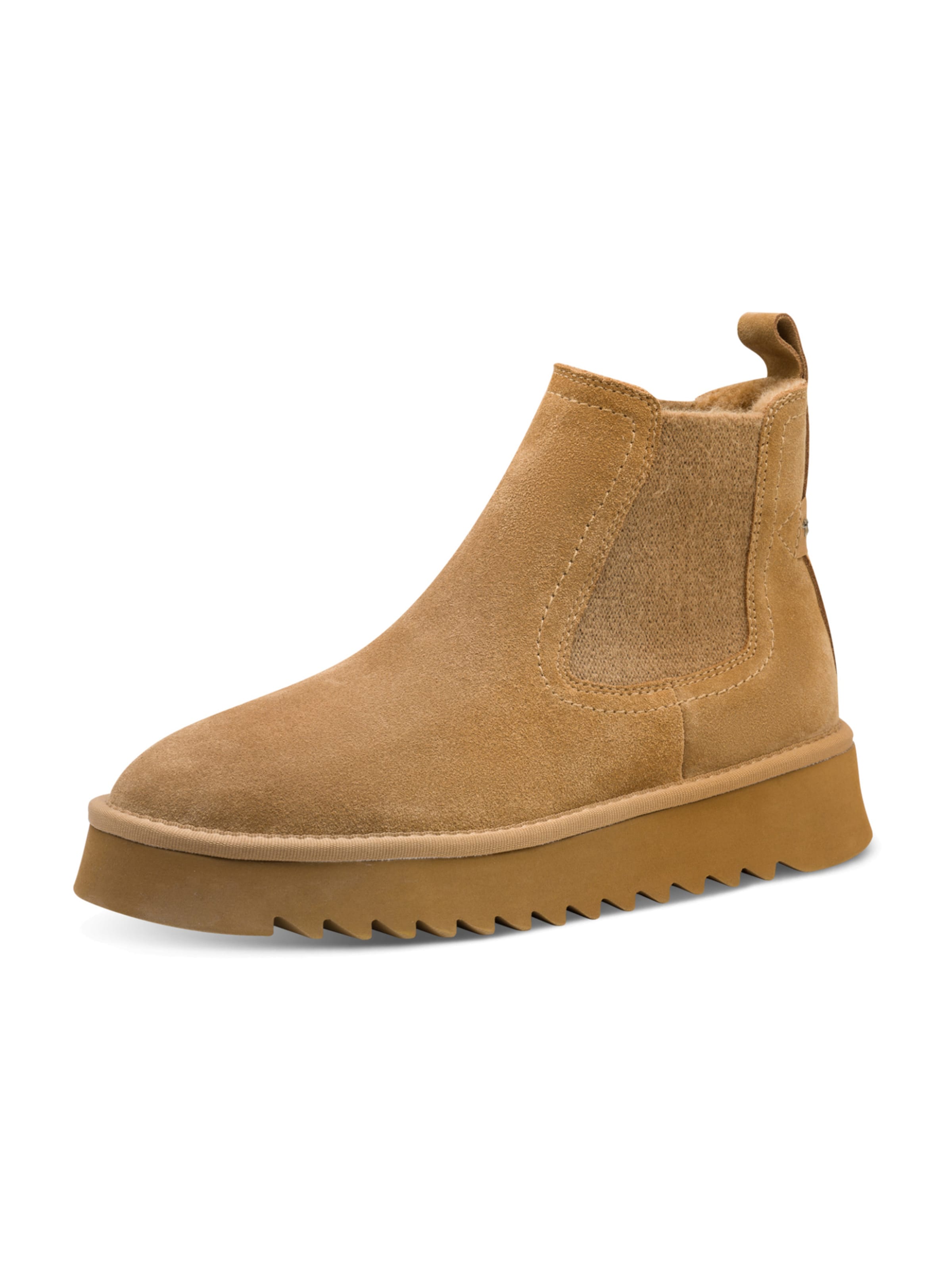 Tamaris - Botas Chelsea en beige: frente