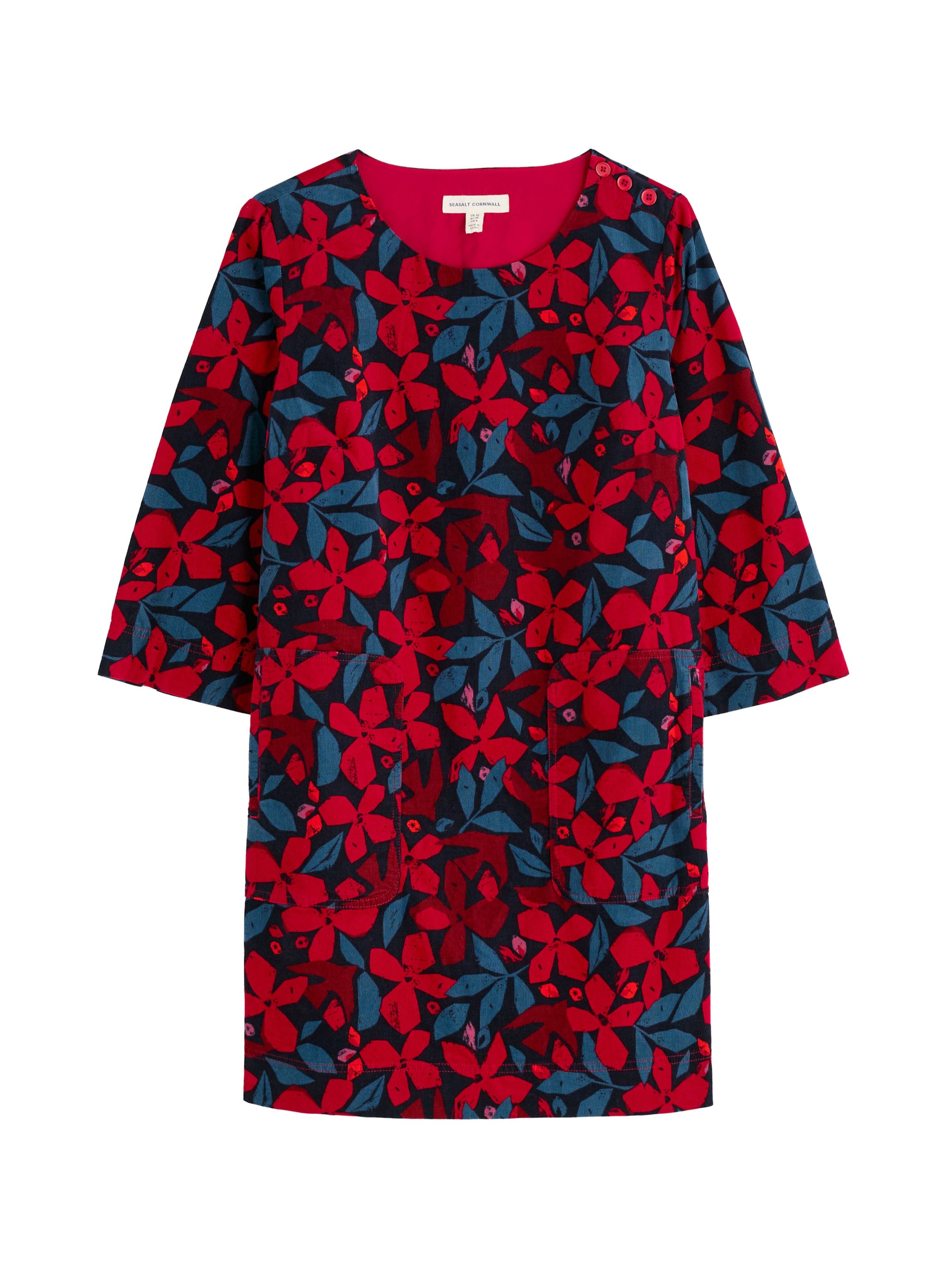 Seasalt Cornwall Blouse &#x27;Port Gaverne&#x27; in Rood: voorkant