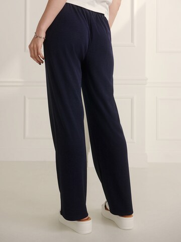 Guido Maria Kretschmer Women Loosefit Broek 'Ina' in Blauw