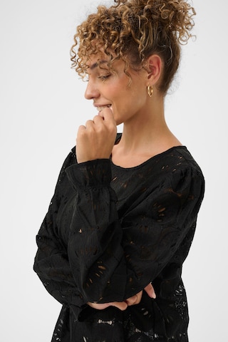 Cream Bluse 'Libby' i sort