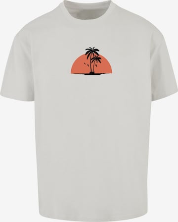 Merchcode Shirt 'Summer - Beach' in Grau: predná strana