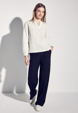 STREET ONE Tunika mit Stickdetail in Weiß