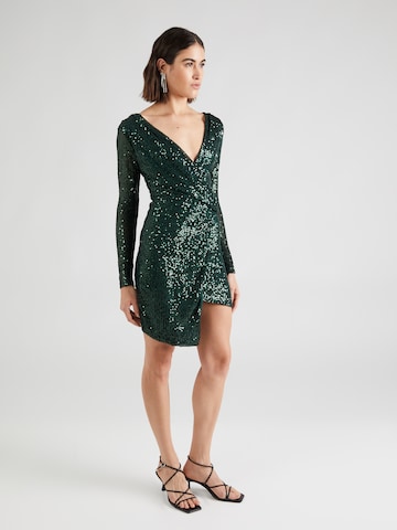 Robe de cocktail WAL G. en vert : devant