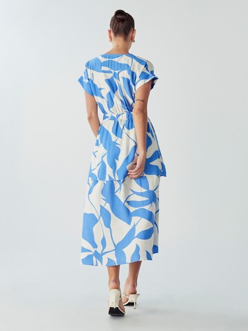Willa Dress 'TEDDY' in Blue: back