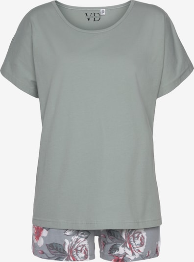 Pižama su šortais iš VIVANCE, spalva – mėlyna / žalia / rožinė / balta, Prekių apžvalga