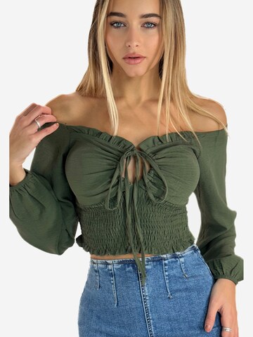 Elara Bluse in Grün