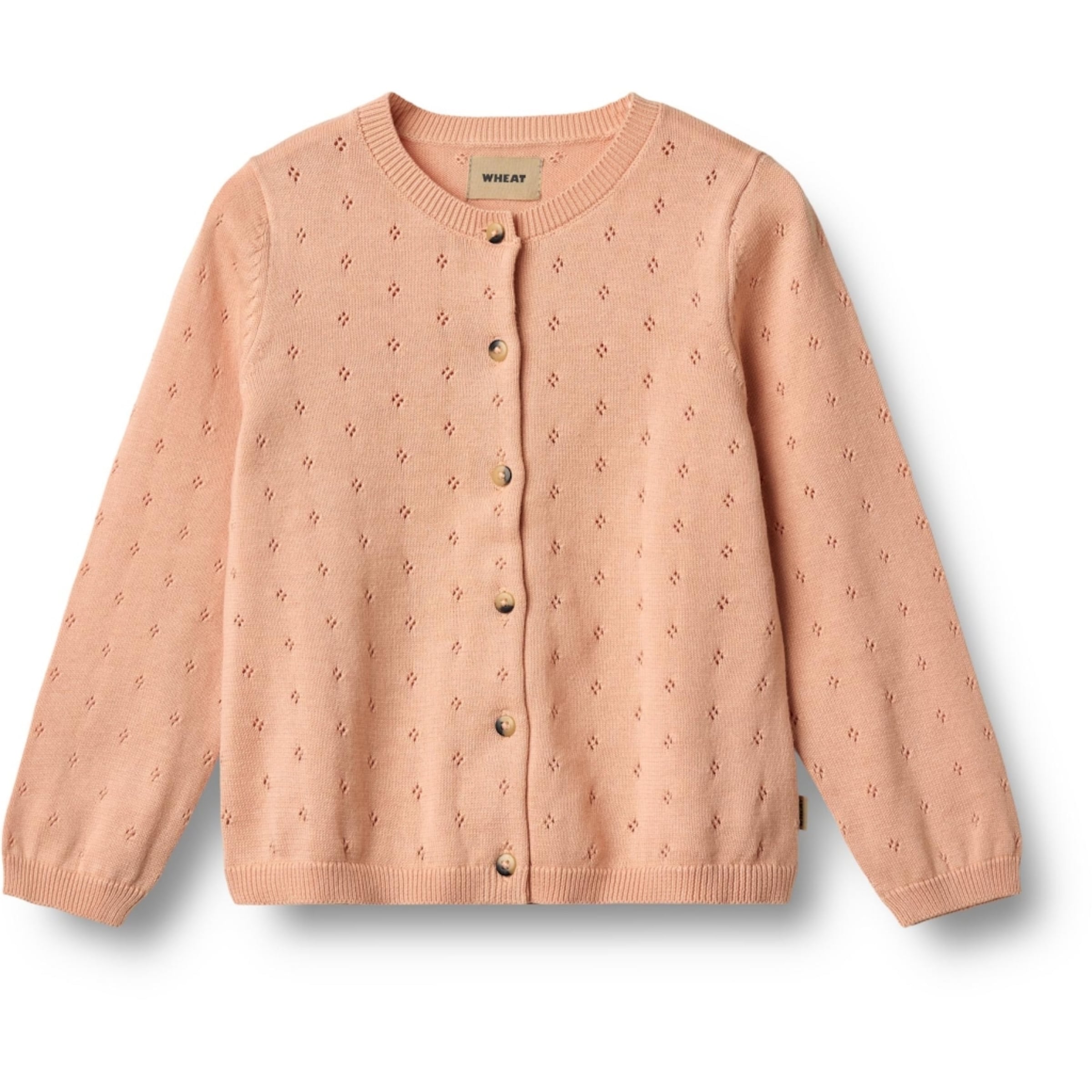 WHEAT Kardigan 'Maia' – oranžová: přední strana