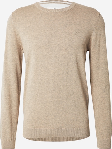s.Oliver - Jersey en beige: frente