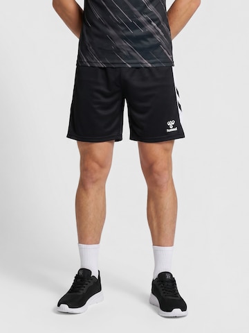 Hummel Loosefit Sportbroek 'Match' in Zwart: voorkant