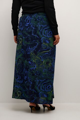 KAFFE CURVE Rok 'Bine' in Blauw