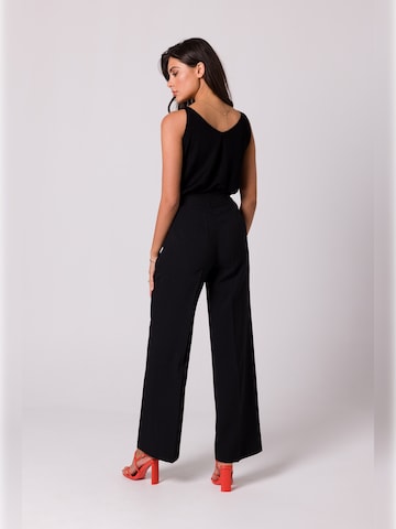 BeWear - Loosefit Pantalón plisado en negro