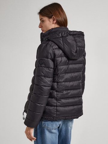 Pepe Jeans Winter Jacket 'MADDIE' in Black