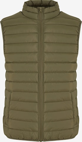 Gilet Urban Classics en vert : devant