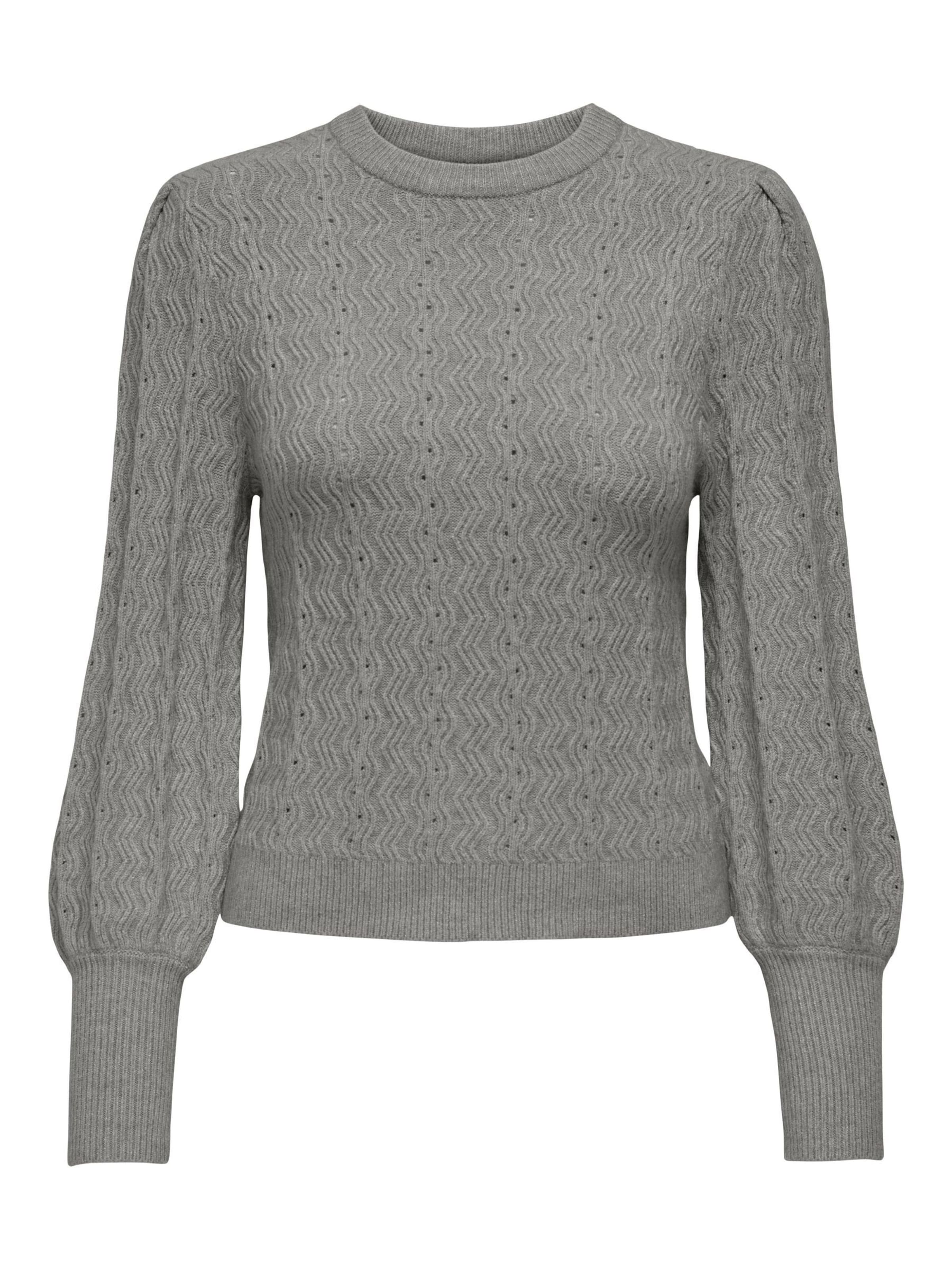 ONLY Sweater 'ONLKatia' in Grey: front