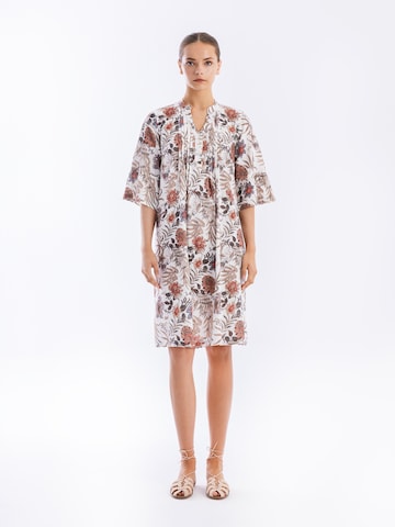 Haris Cotton Dress in White