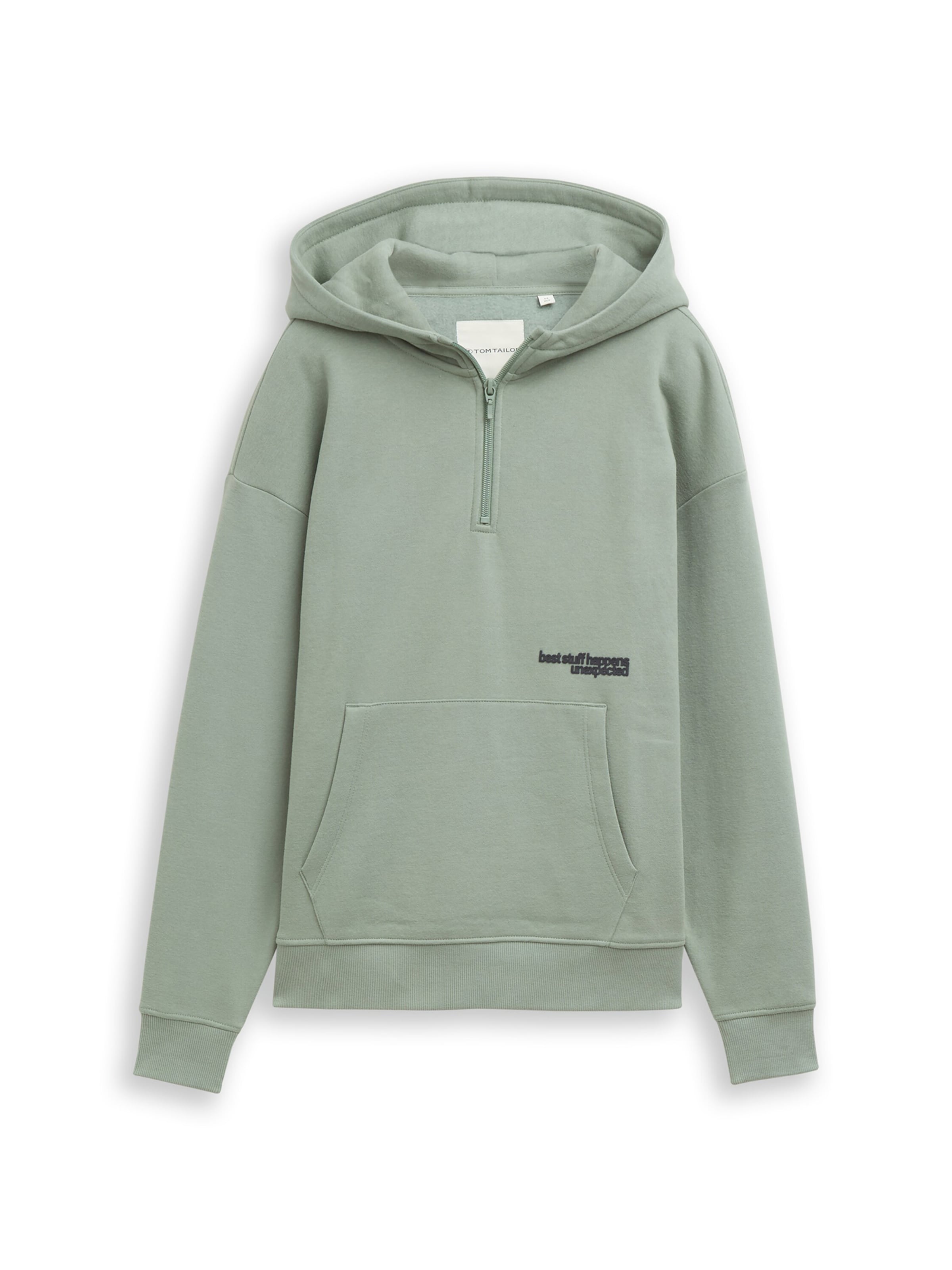 TOM TAILOR - Sweatshirt em verde: frente