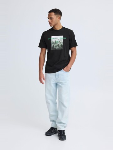 BLEND Rundhalsshirt ' BHKean ' in Schwarz