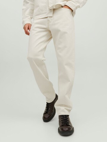 JACK & JONES Loose fit Jeans 'Chris' in White: front