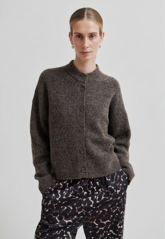 Cardigan 'Menta' SECOND FEMALE en marron : devant
