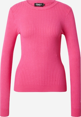 ONLY Sweater 'KAROL' in Pink: front