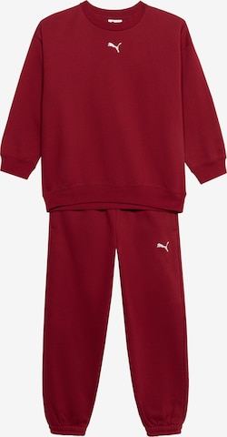 PUMA Sweatsuit in Red: front