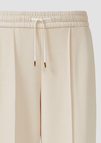 s.Oliver Wide leg Pantalon in Beige