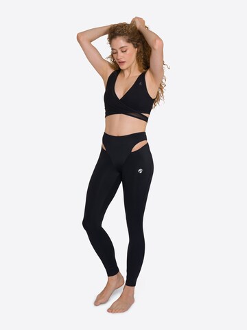 OCEANSAPART Skinny Leggings 'Alessia' in Black: front