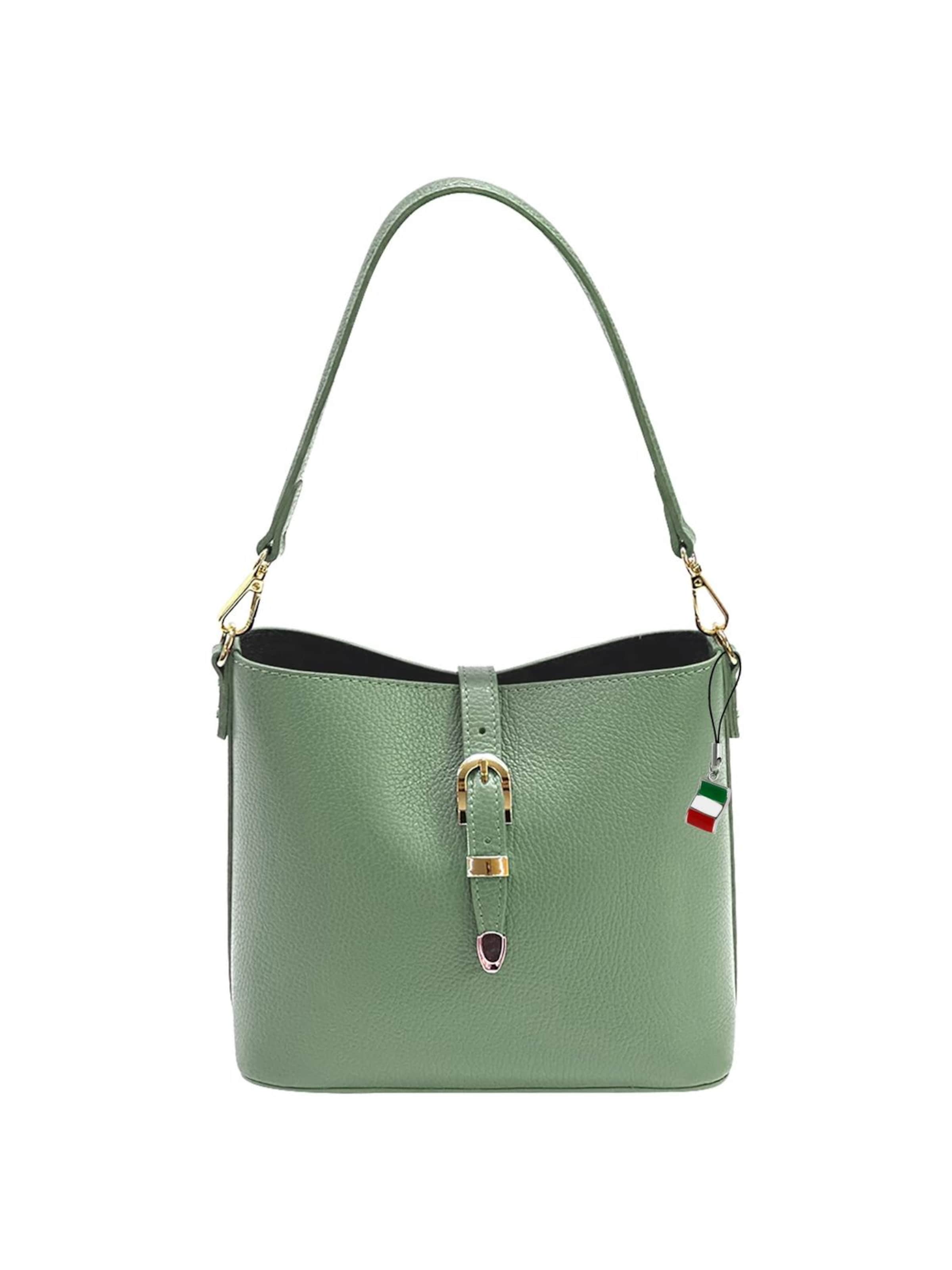Florence Shoulder Bag in Green: front
