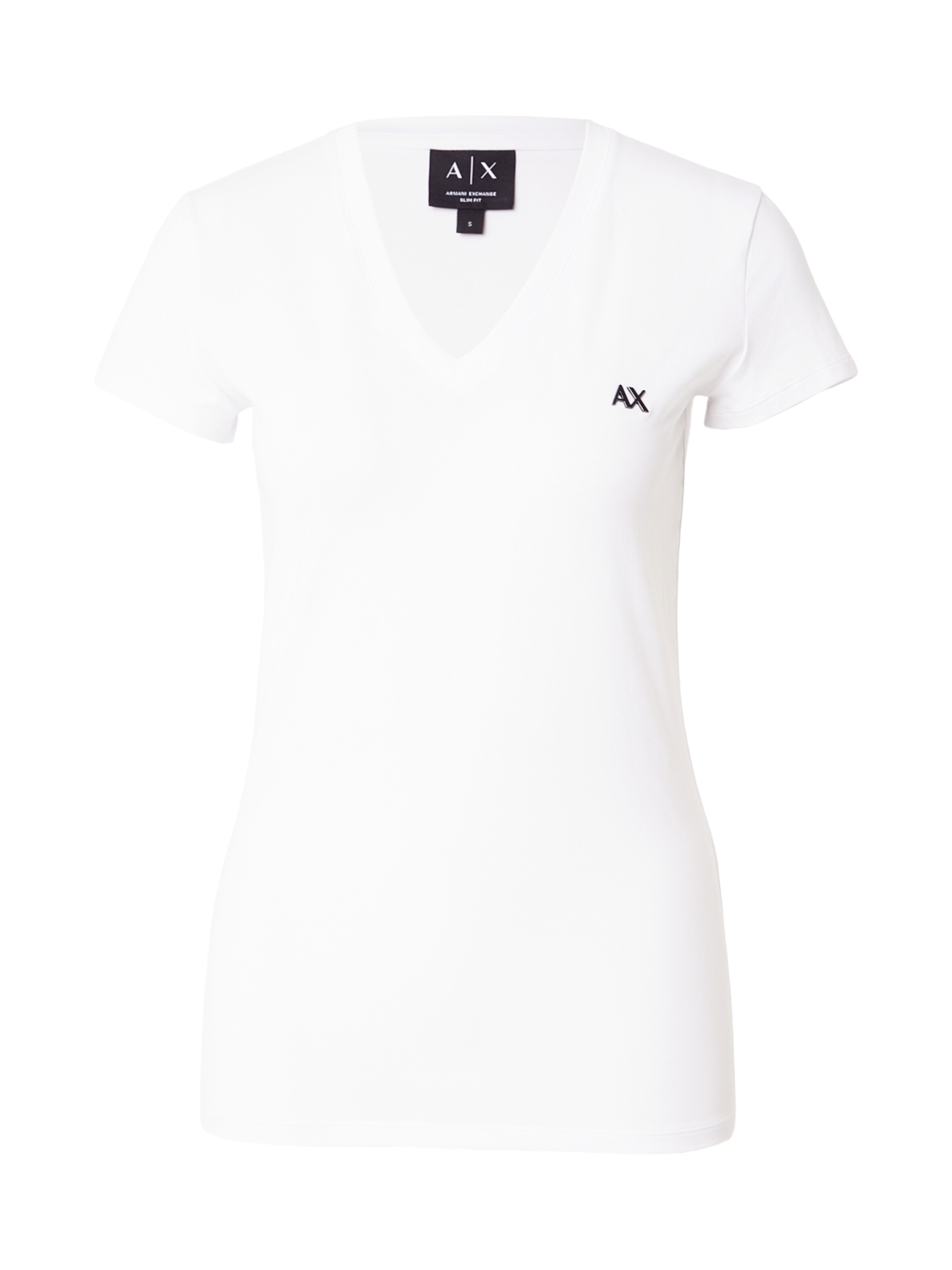 ARMANI EXCHANGE T-shirt i vit: framsida