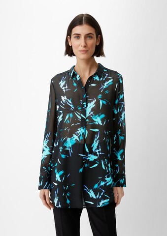 COMMA Bluse in Schwarz: Vorderseite