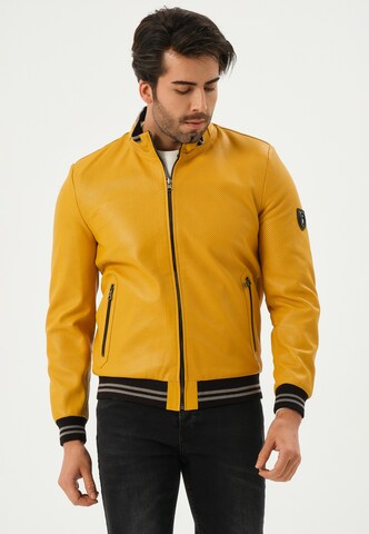 Giorgio di Mare Between-Season Jacket in Yellow: front