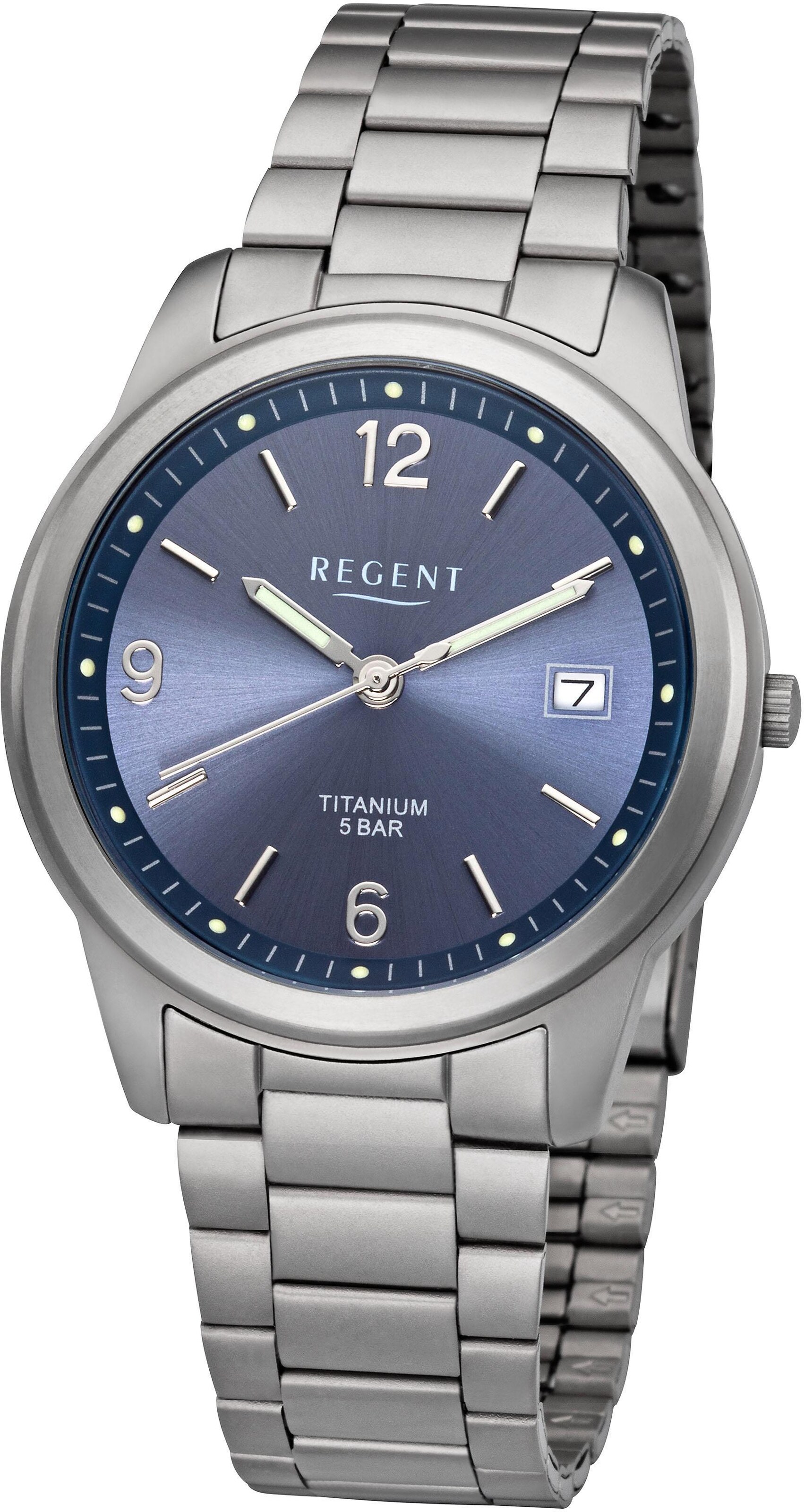 REGENT Analog Watch in Grey: front