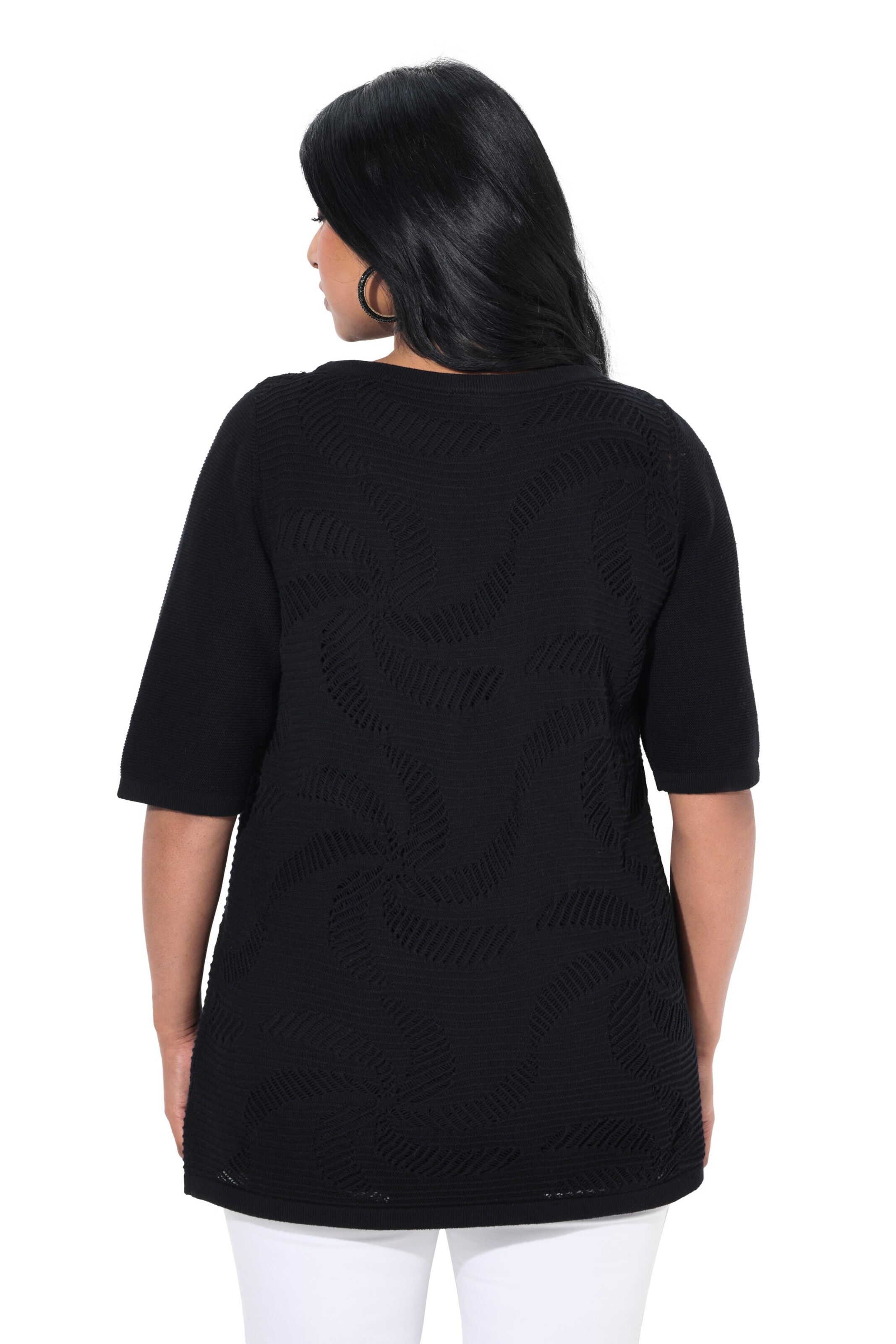 Ulla Popken Bluse in Schwarz