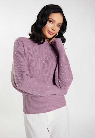 faina Sweater 'Caneva' in Purple: front