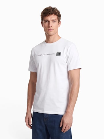 THE NORTH FACE - Camisa em branco: frente
