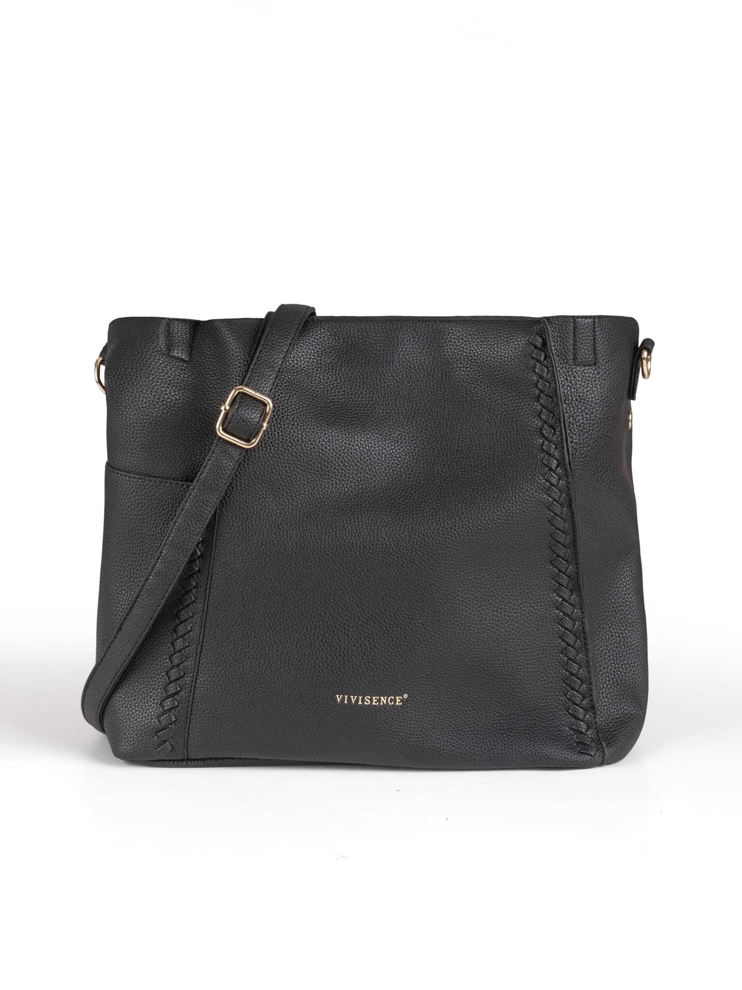 Vivisence Handtasche 'T0014'‌‌‌‌‌‌‌‌‌ in Schwarz: Vorderseite