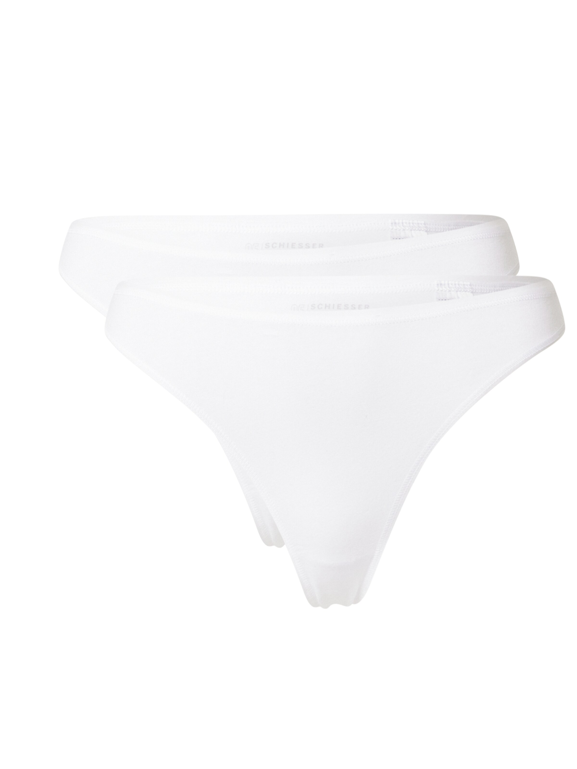SCHIESSER String in Weiß: Vorderseite