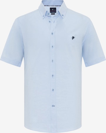 Coupe regular Chemise 'FABRIZIO' DENIM CULTURE en bleu : devant