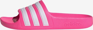 ADIDAS SPORTSWEAR Beach & Pool Shoes 'Adilette Aqua' in Pink: front