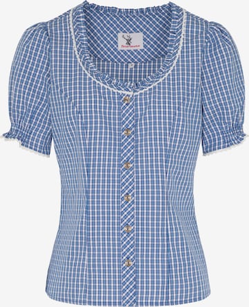 SPIETH & WENSKY Traditional Blouse in Blue: front