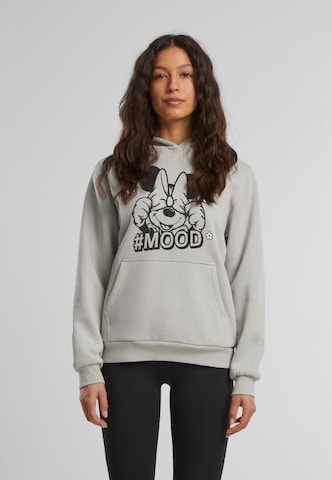 Merchcode Sweatshirt 'Minnie Mouse Mood' in Grey