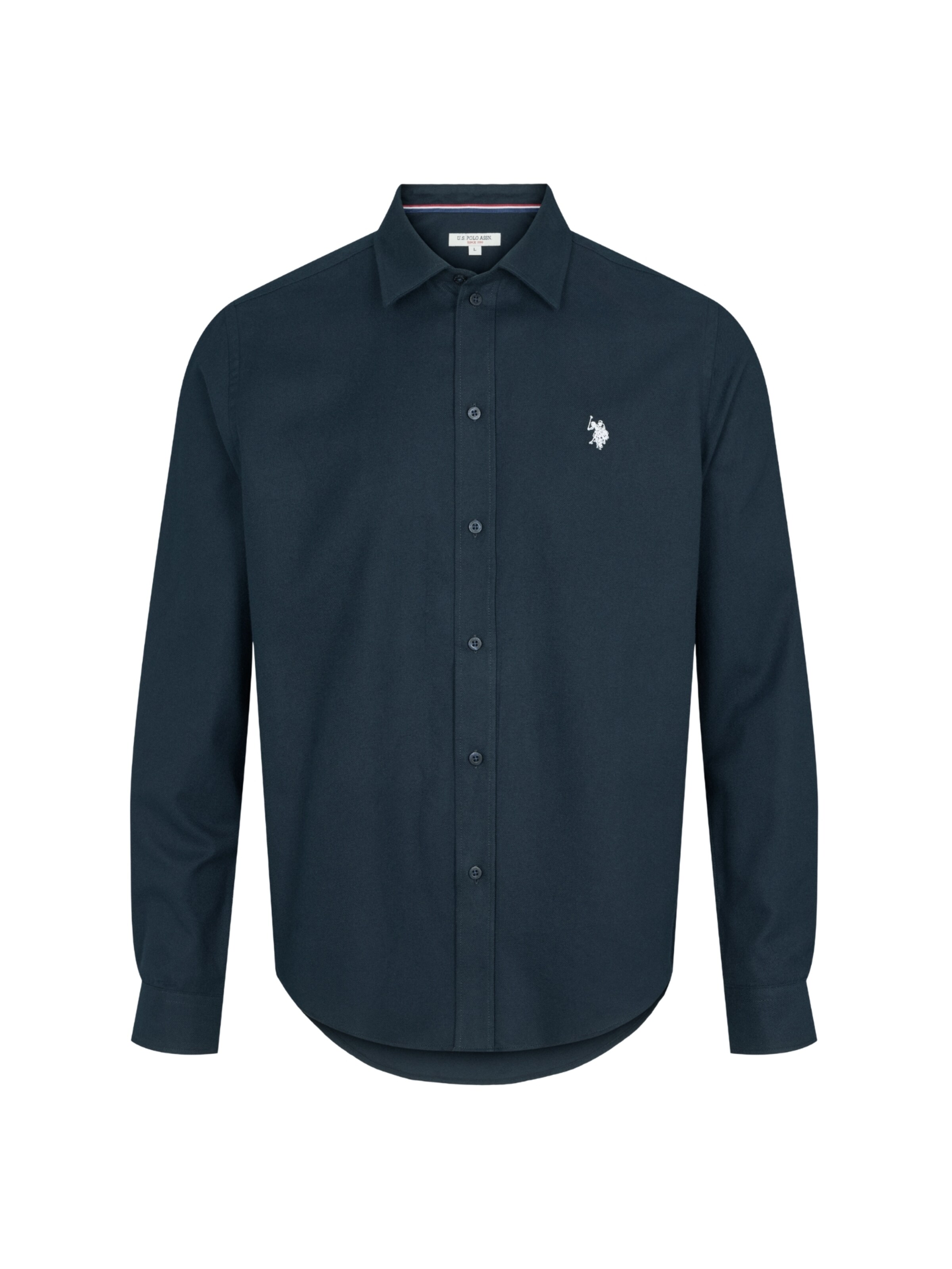 U.S. POLO ASSN. Overhemd 'UMRagn' in Blauw: voorkant