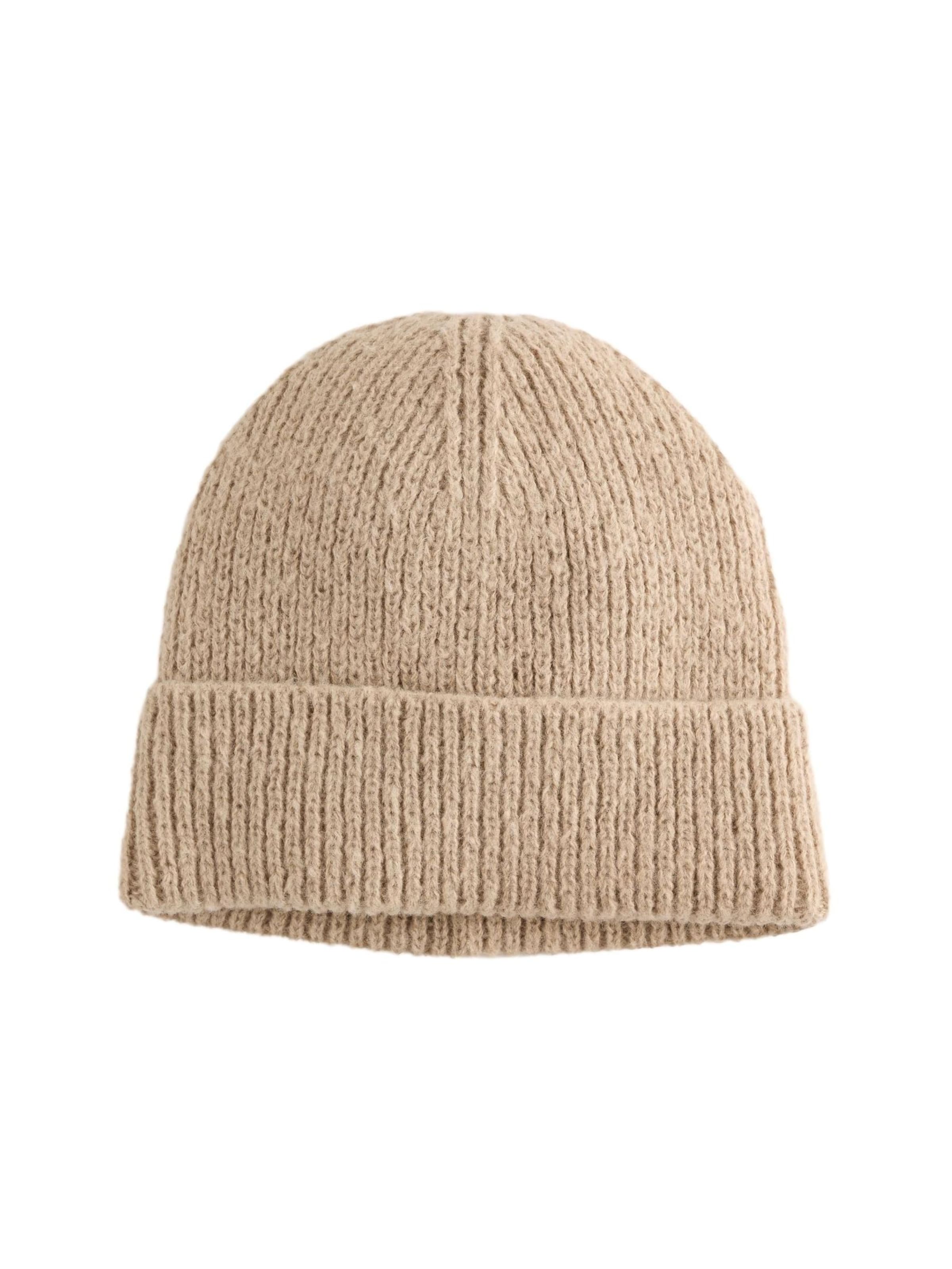 Next Čepice – béžová: přední strana