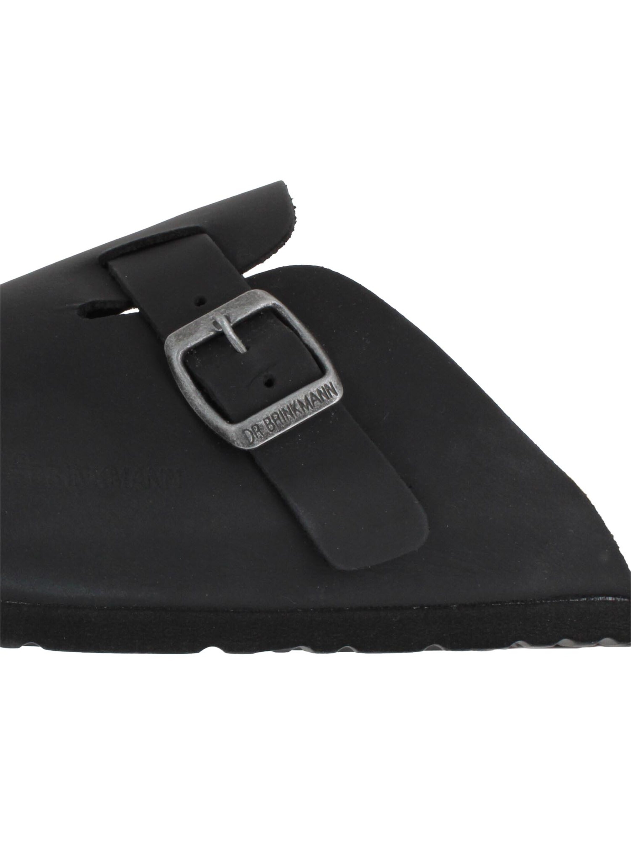 DR. BRINKMANN Clogs 'Nerpio' in Zwart