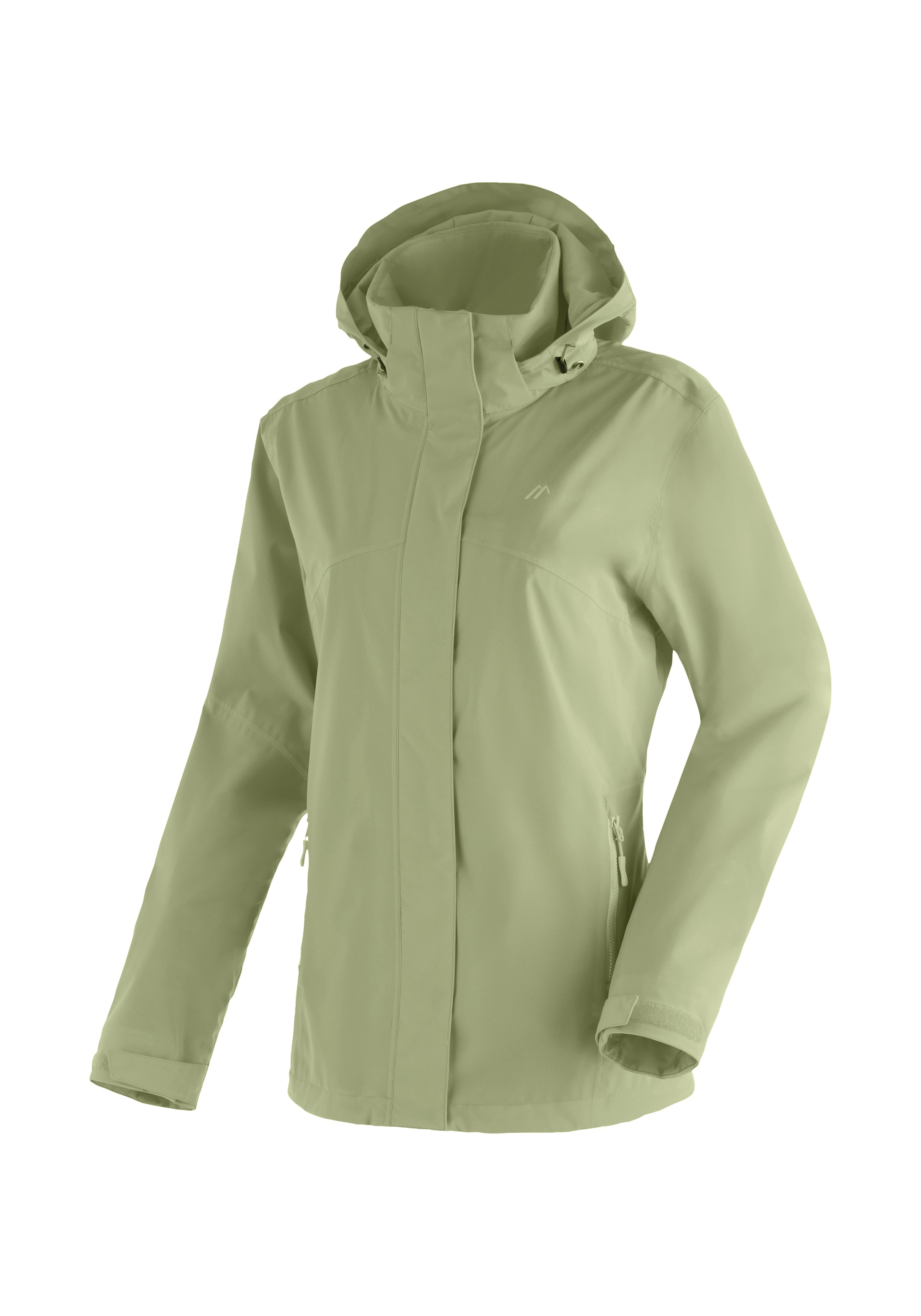 Maier Sports Athletic Jacket in Green: front